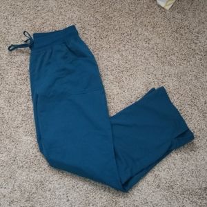 Carribean blue scrub pants